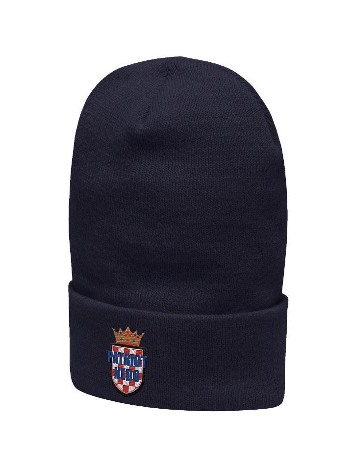 Royal Checkerboard Shield Beanie product image (13)