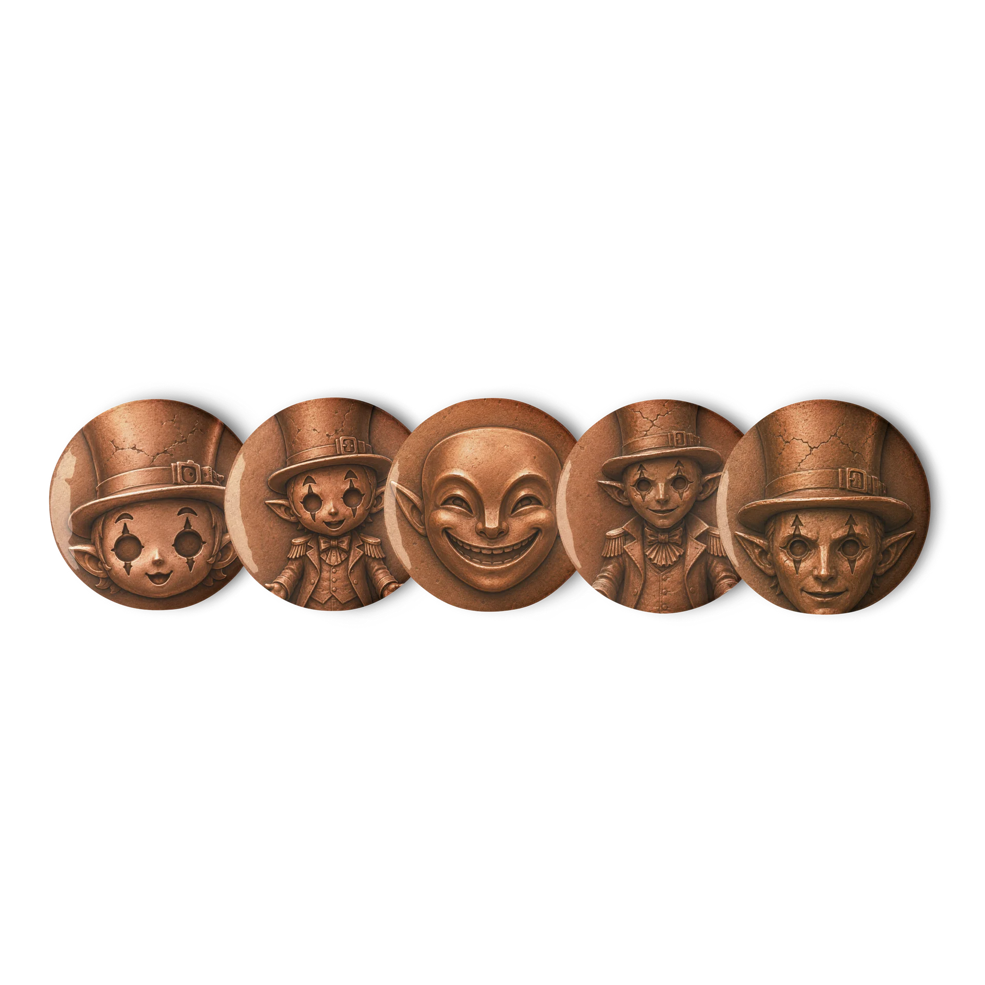 Voice of Twilight — Copper Coin Buttons product image (1)