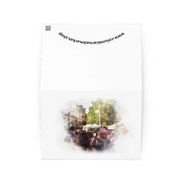 Columbia Road Market Scene Greeting Card product image (2)