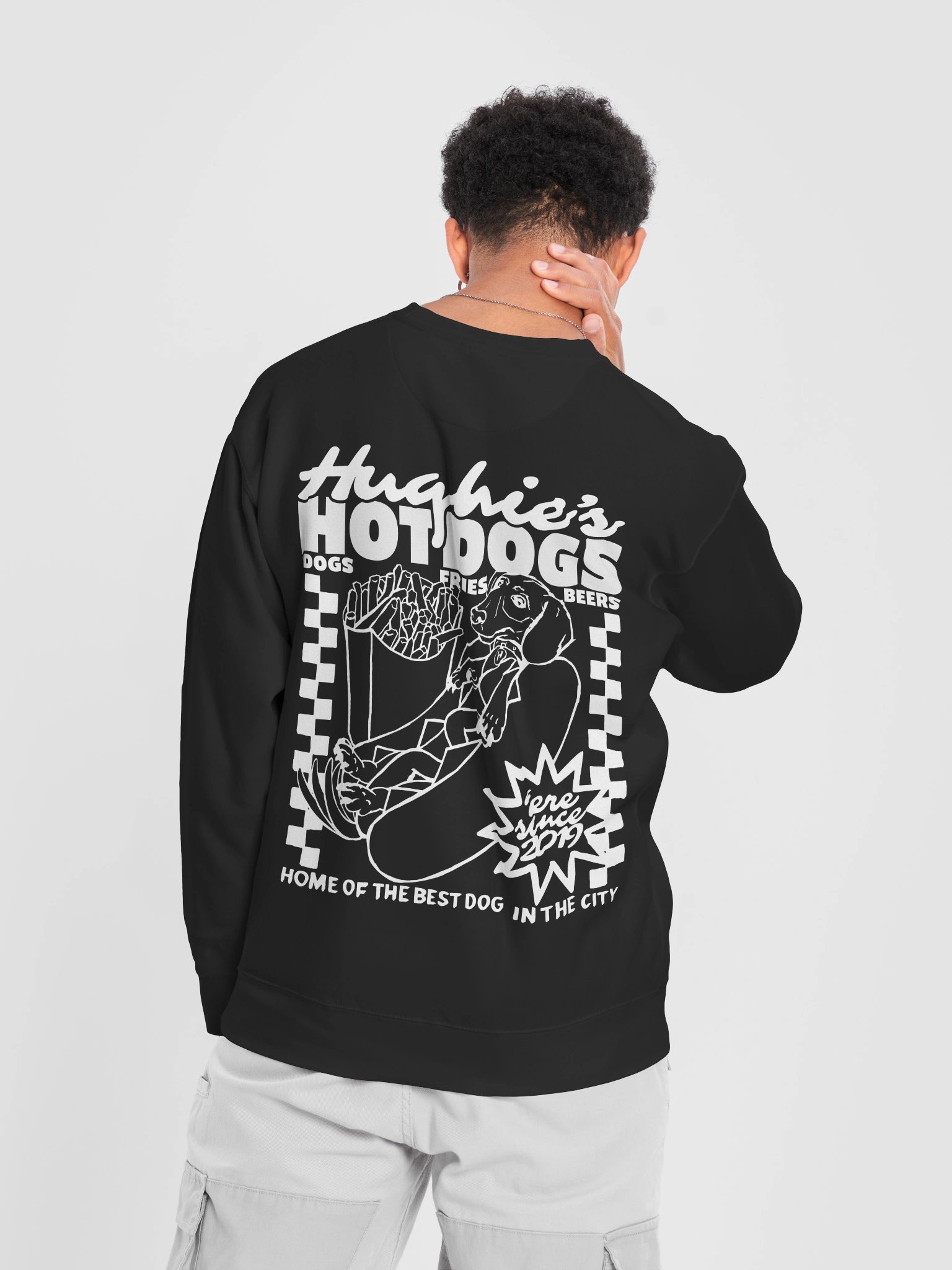 Hughie’s Hot Dogs Sweatshirt product image (5)