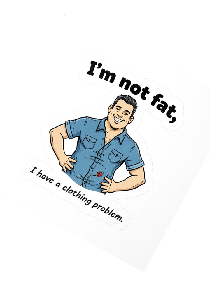 Im not fat sticker product image (2)