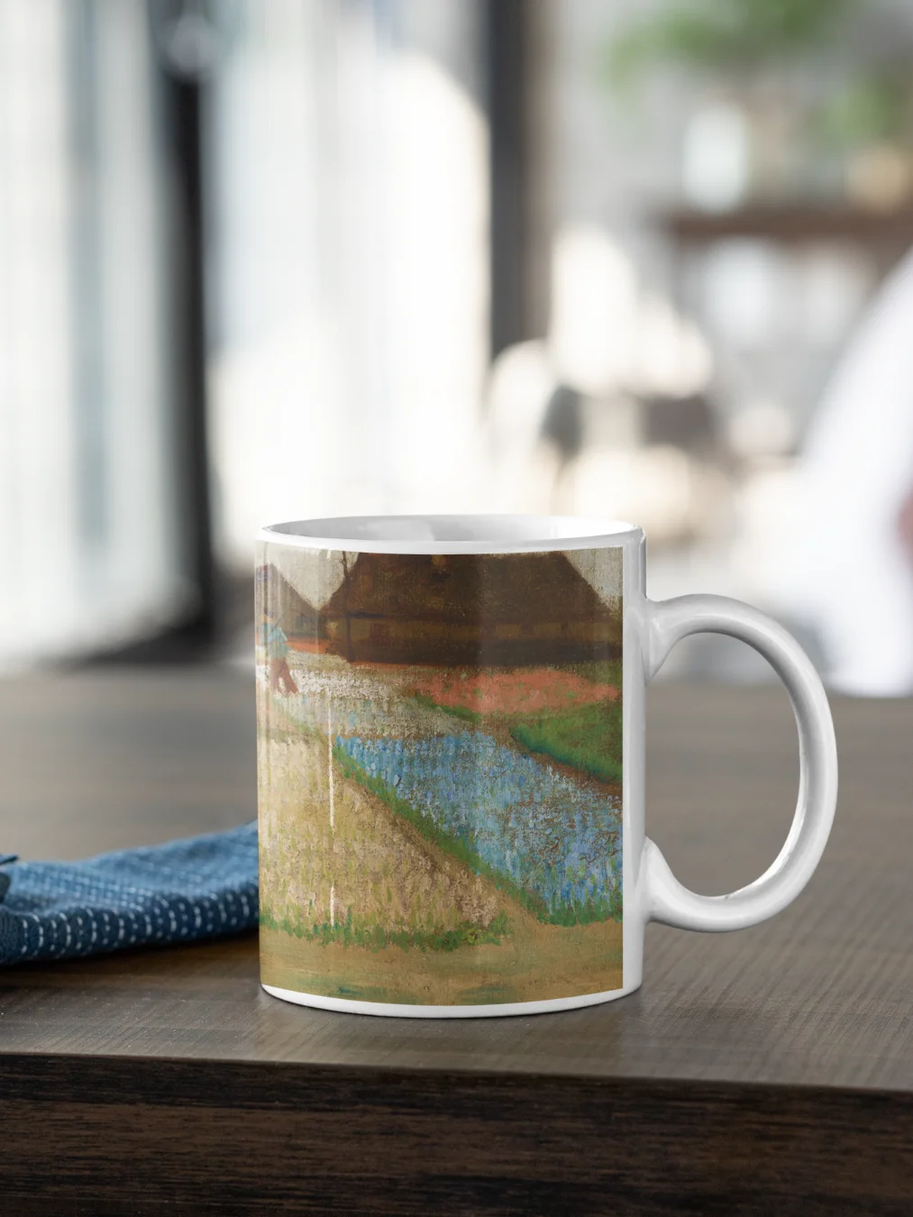 Flower Beds in Holland (Vincent van Gogh) Mug product image (1)