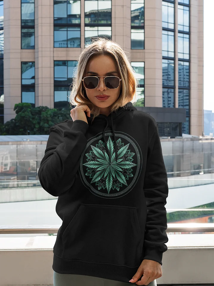 High Vibes Marijuana Mandala Premium Unisex Hoodie product image (1)