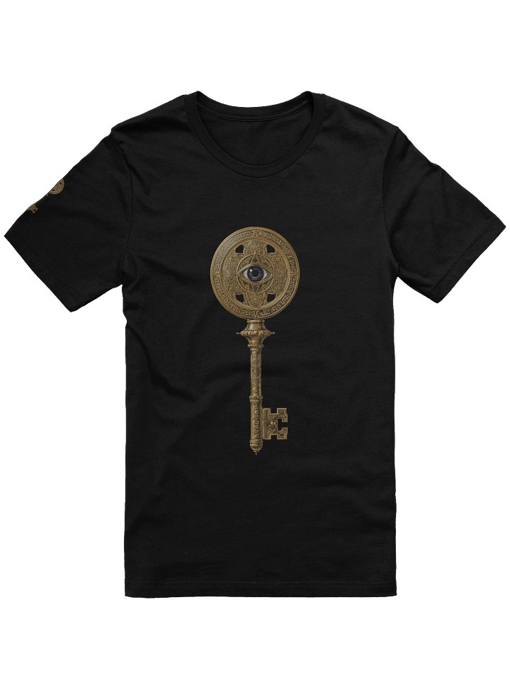 The Gatekeeper’s Key Classic T-Shirt – Front & Right Shoulder Print | Bella+Canvas 3001 product image (1)