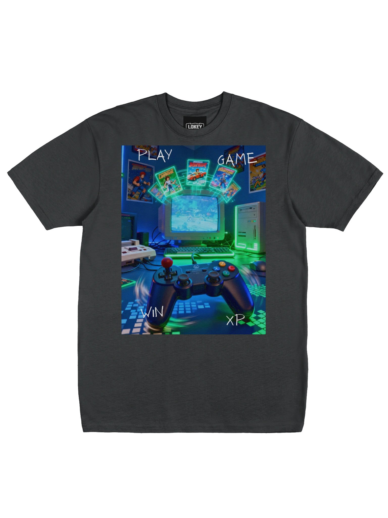 Lokey's Retro Gamer's Paradise Tee product image (1)