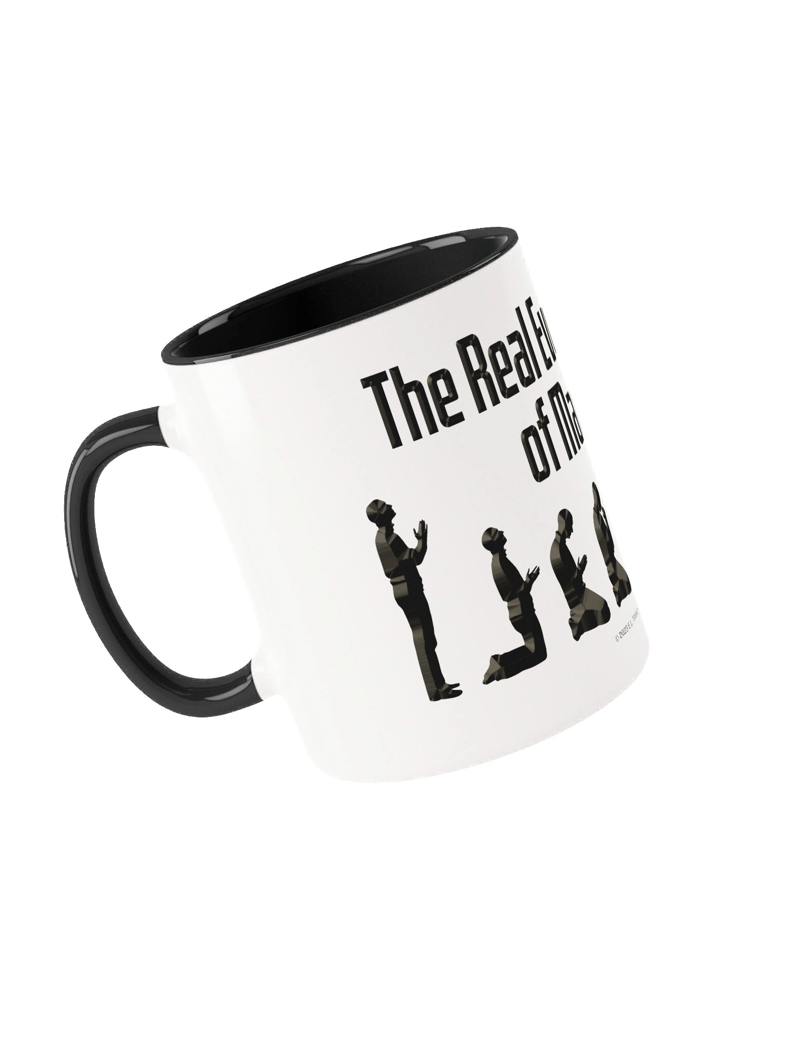 The Real Evolution of Man Blk, B & W Mug product image (3)