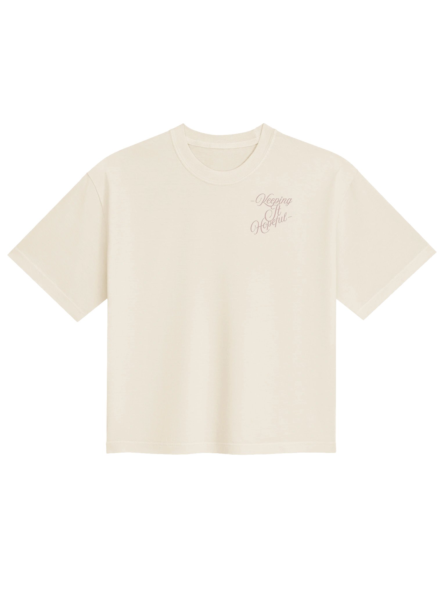 Womens Faith Is The Path Heavyweight Boxy Tee product image (2)
