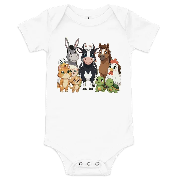 Cute Farm Animal Baby Onesie product image (1)