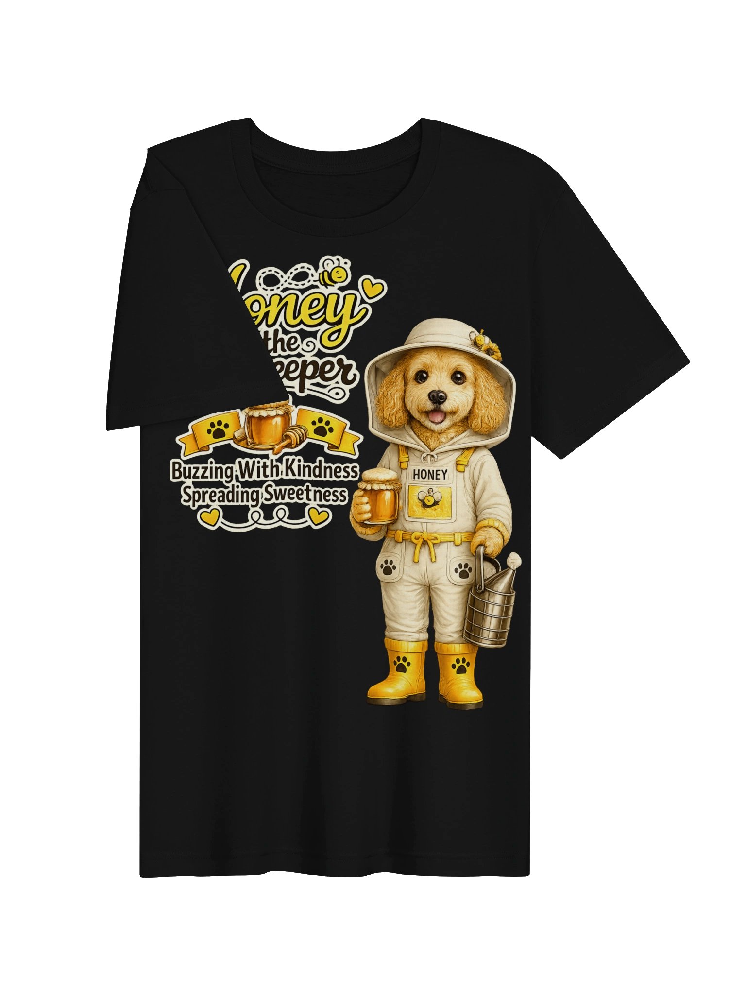 Honey the Beekeeper Dog Adult Tee product image (21)