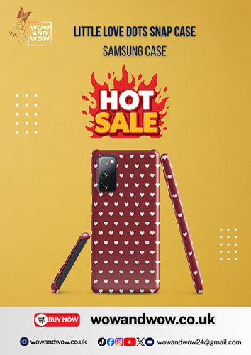 💕📱 Little Details, Lovely Style!

Give your Samsung a cute makeover with the *Little Love Dots Phone Case*! ✨ Perfect for add...