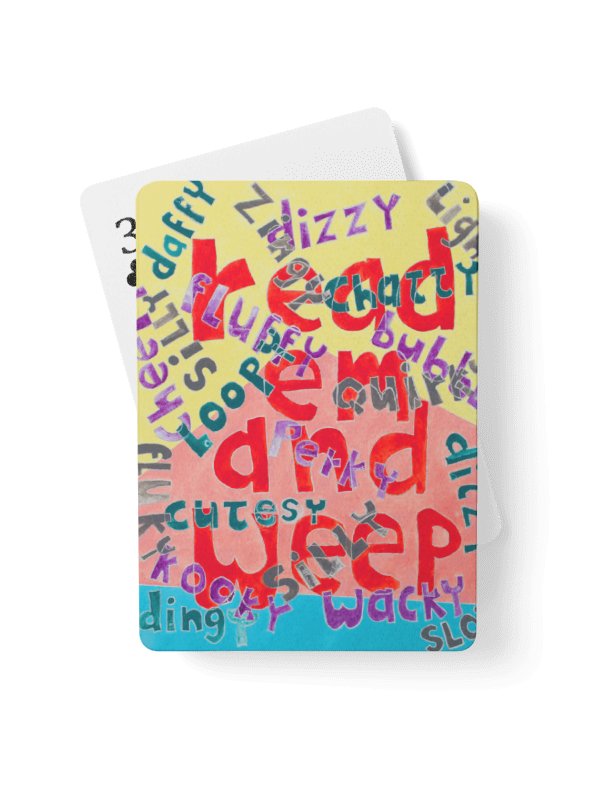 Read 'Em and Weep Playing Cards product image (1)