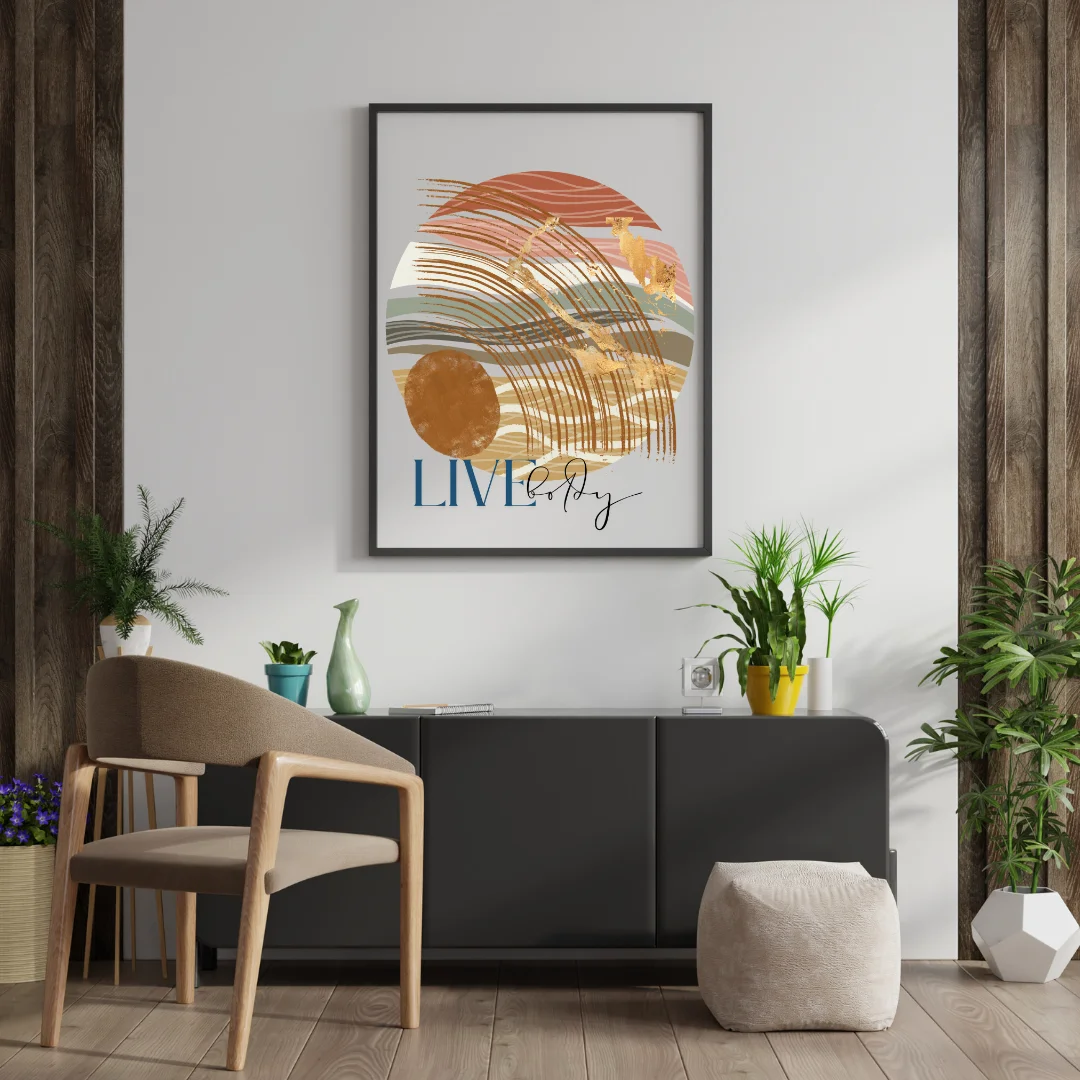 Live Boldly ' Abstract Print #2 product image (5)