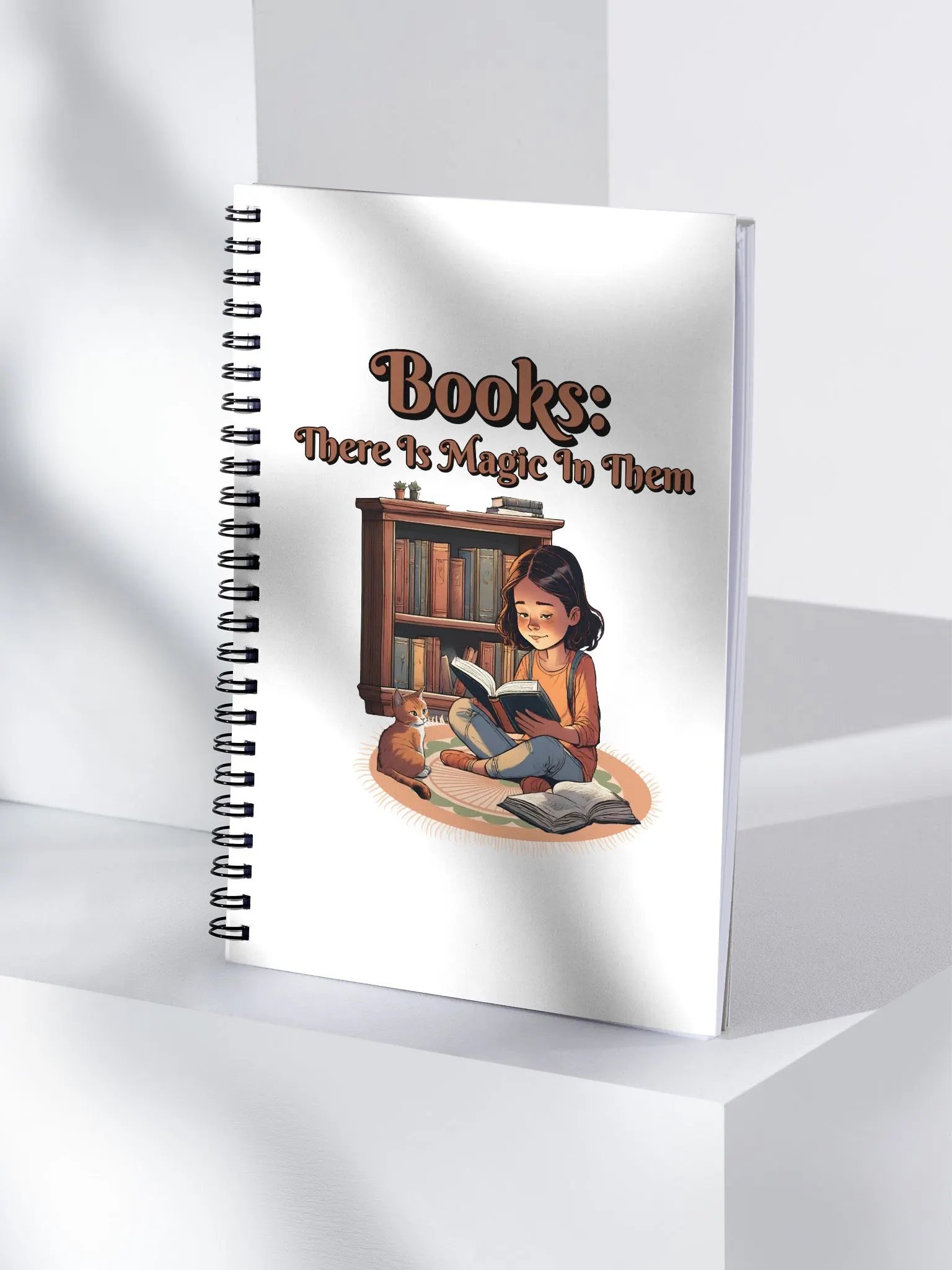 Books: There Is Magic In Them Spiral Notebook product image (4)