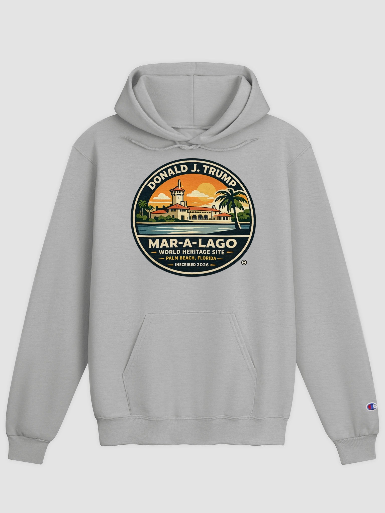 Champion Unisex Hoodie - Donald J. Trump, Mar-a-Lago, World Heritage Site™ product image (1)