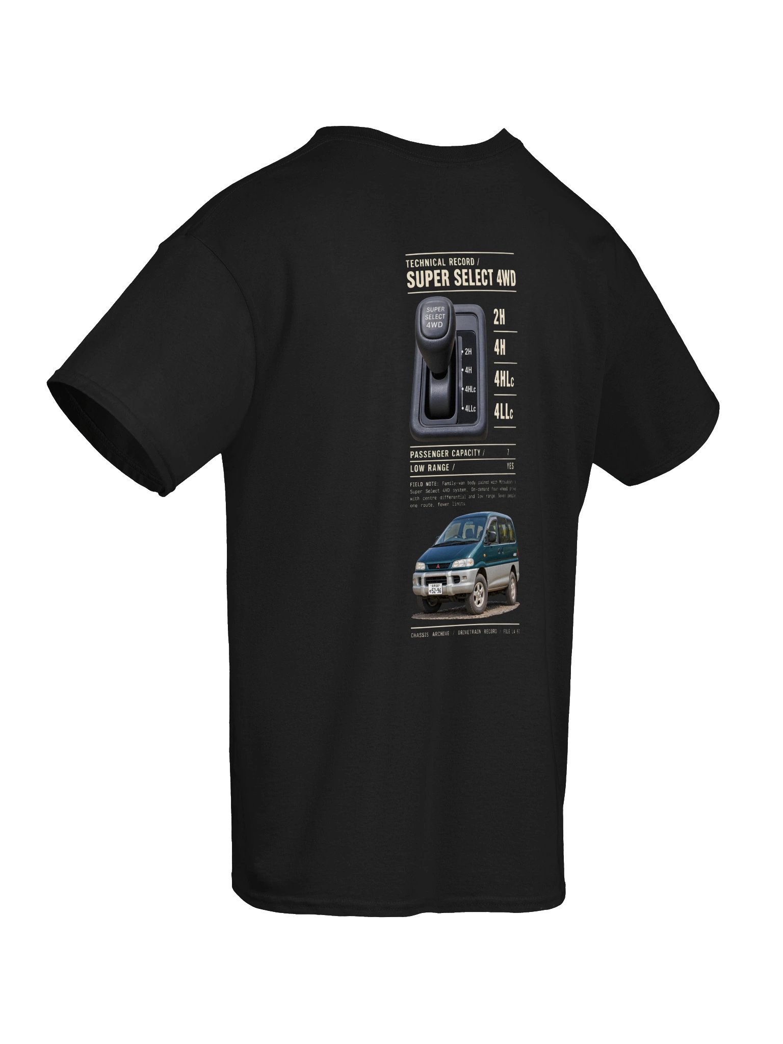 Take Everyone: 1997 Mitsubishi Delica Space Gear 4WD Tee product image (56)