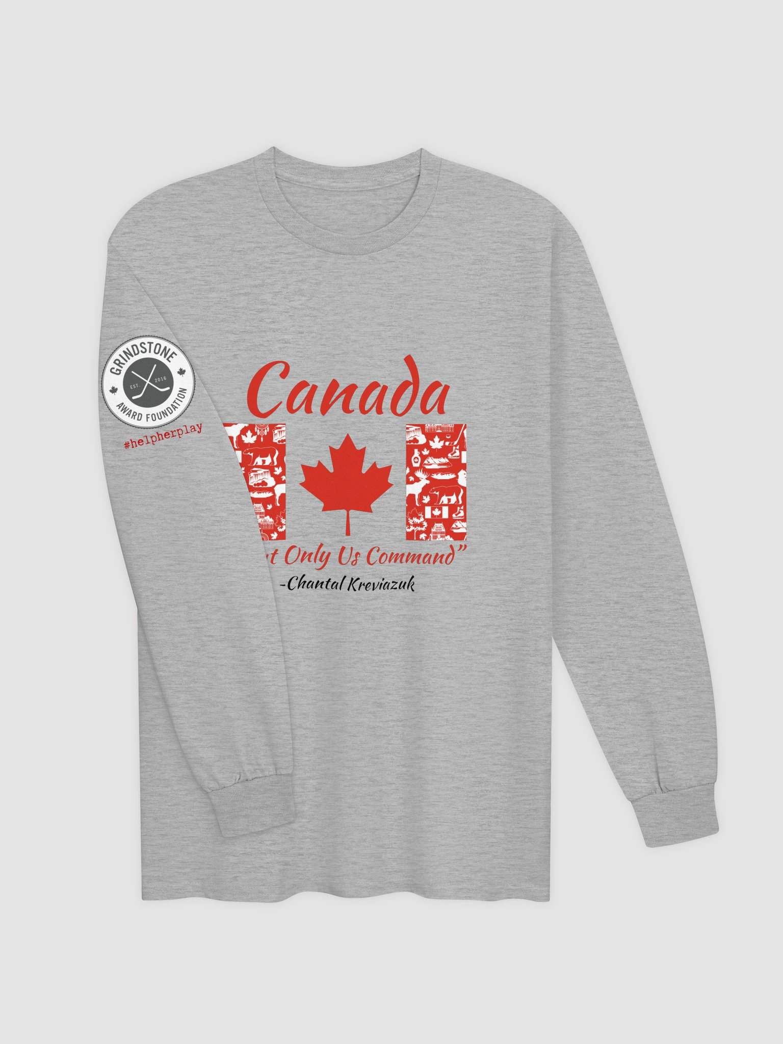CK x GRINDSTONE "THAT ONLY US COMMAND" FLAG LONG SLEEVE TEE product image (2)