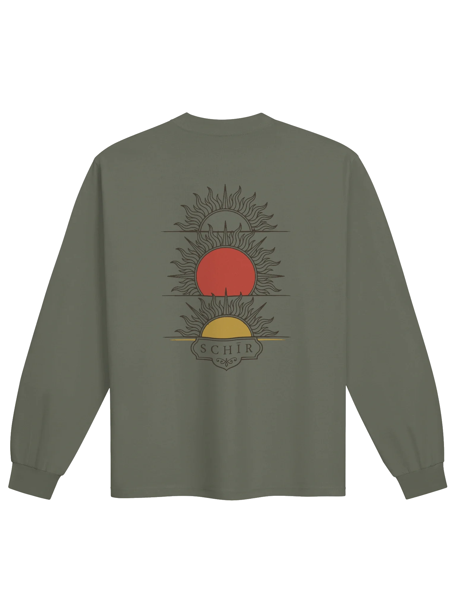 SCHĪR FLARE LONG SLEEVE — back print
