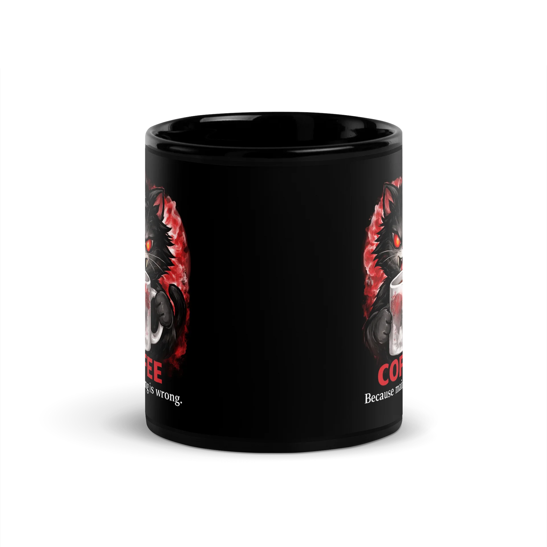 Coffee because Maiming is Wrong P5YC01 Cat Mug product image (3)