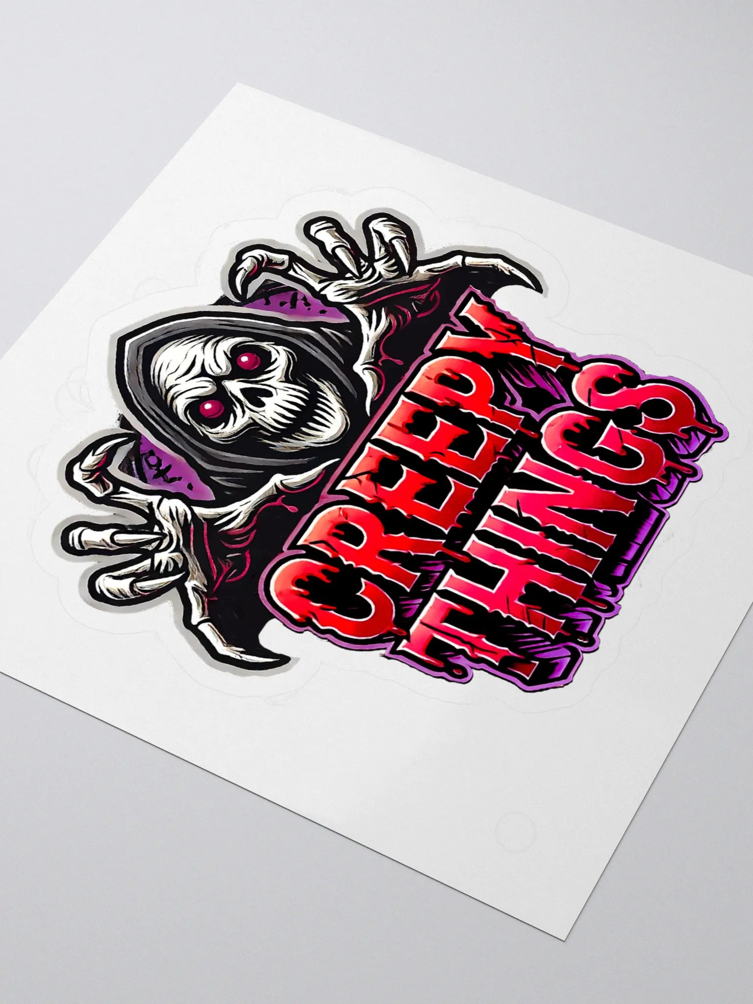 Creepy Things Skeleton Stickers product image (3)