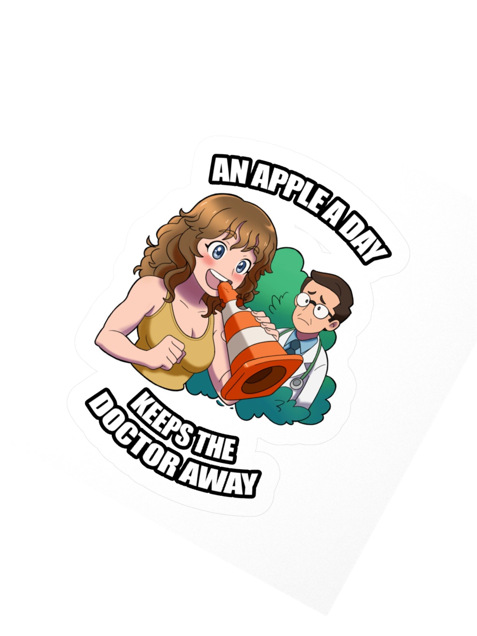 An Apple A Day Sticker product image (2)