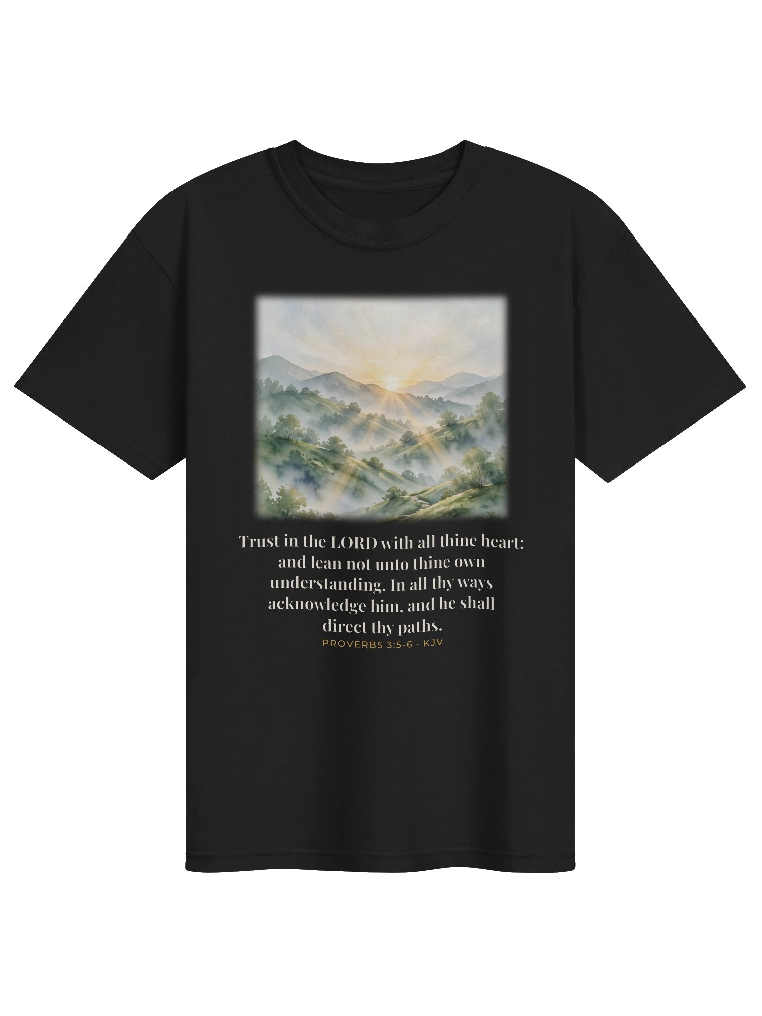 Proverbs 3:5-6 Tee product image (1)