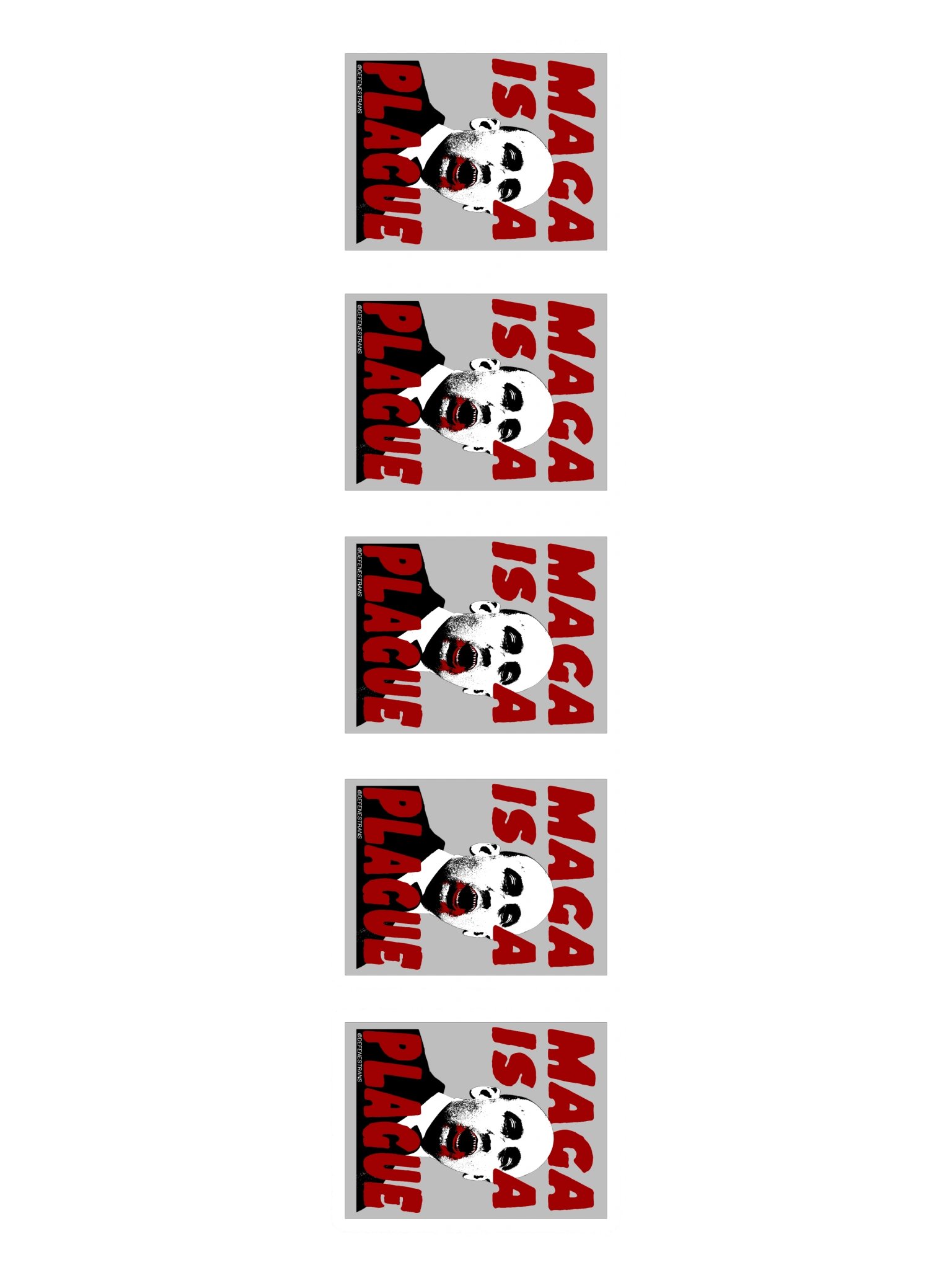 MAGA Is a Plague Sticker Sheet product image (3)