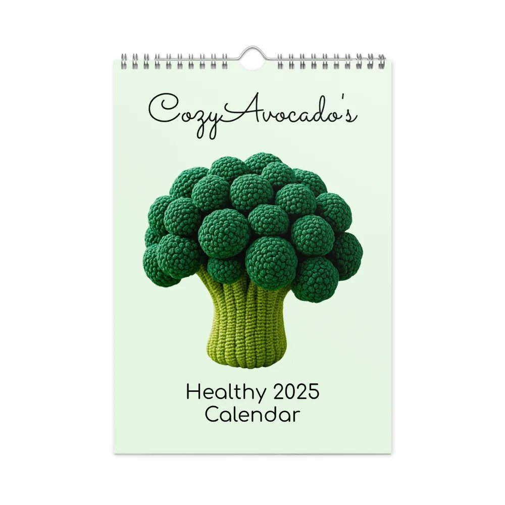CozyAvocado's Healthy 2025 Calendar Veggie Edition product image (1)