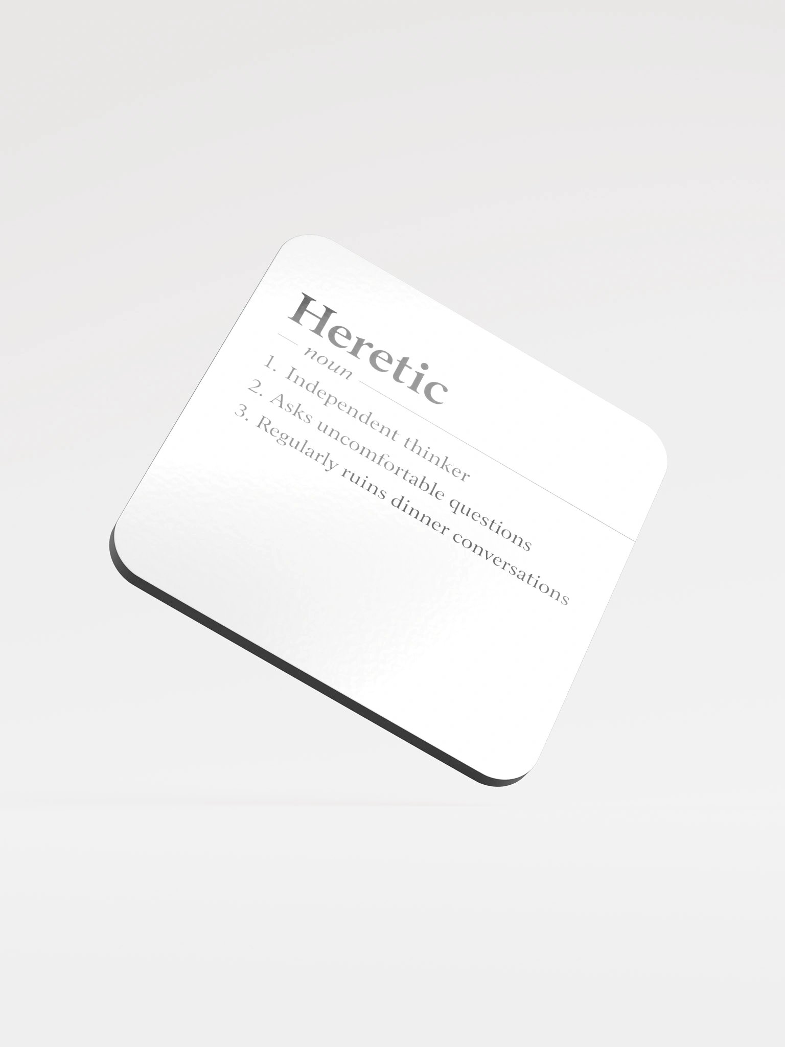 Heretic (noun) Coaster product image (1)