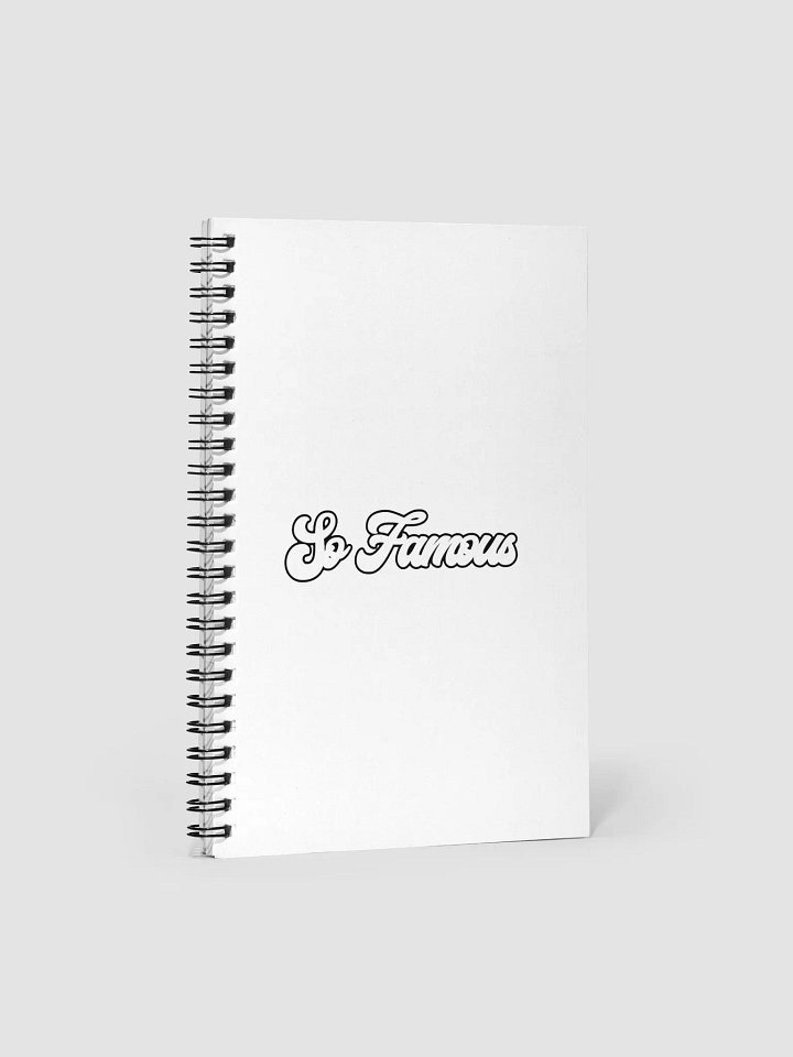 So Famous Notebook product image (1)