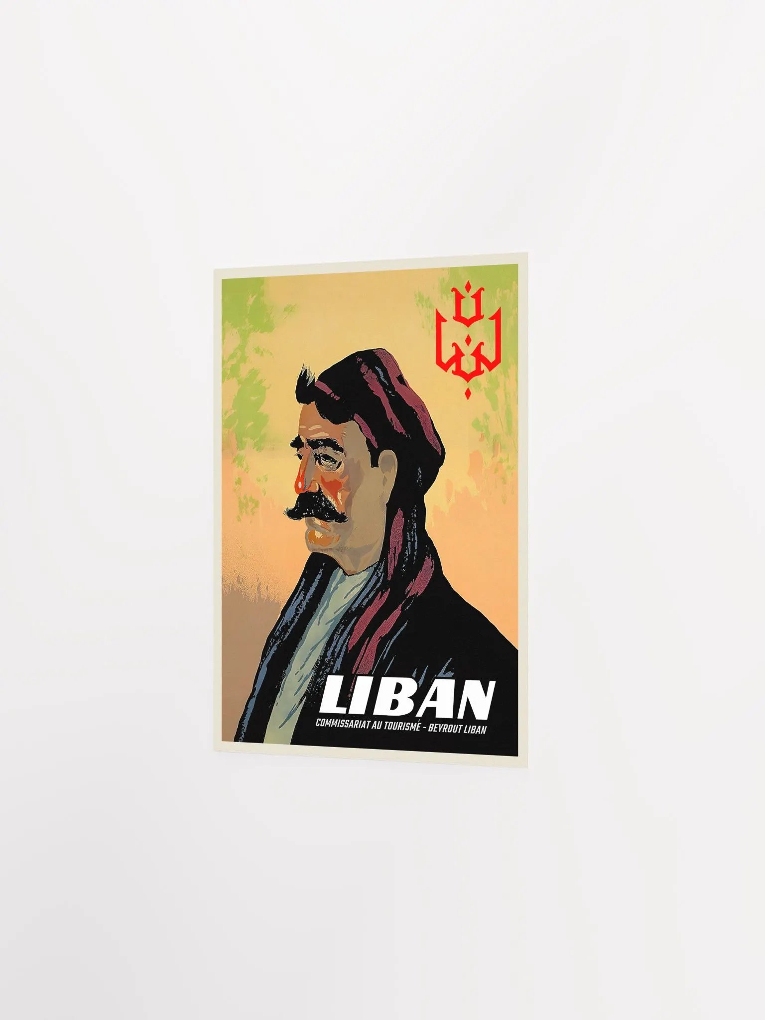 Lebanon, Beirut 1950s — retro vintage travel poster, retro travel art, retro travel wall art product image (7)