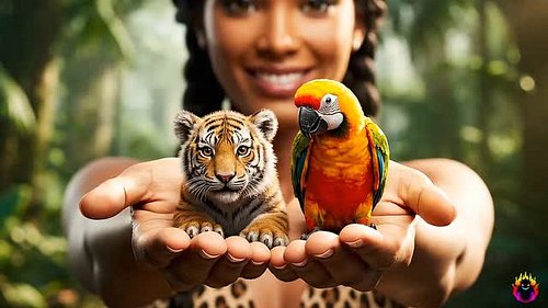 Tiny Hybrid Animals Fusions #aiasmr #satisfyingvideos #aiart #animals