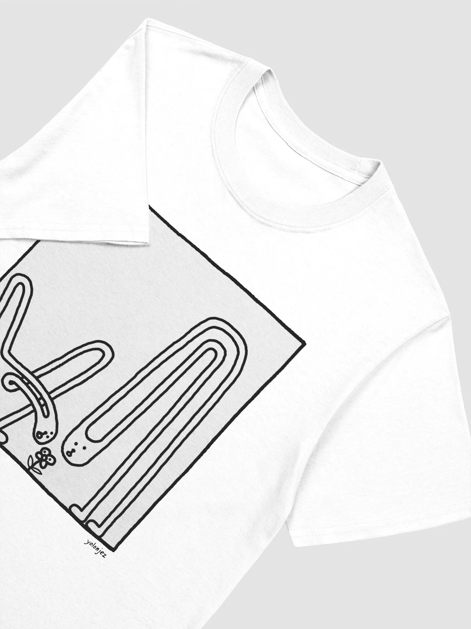 flower t-shirt product image (2)