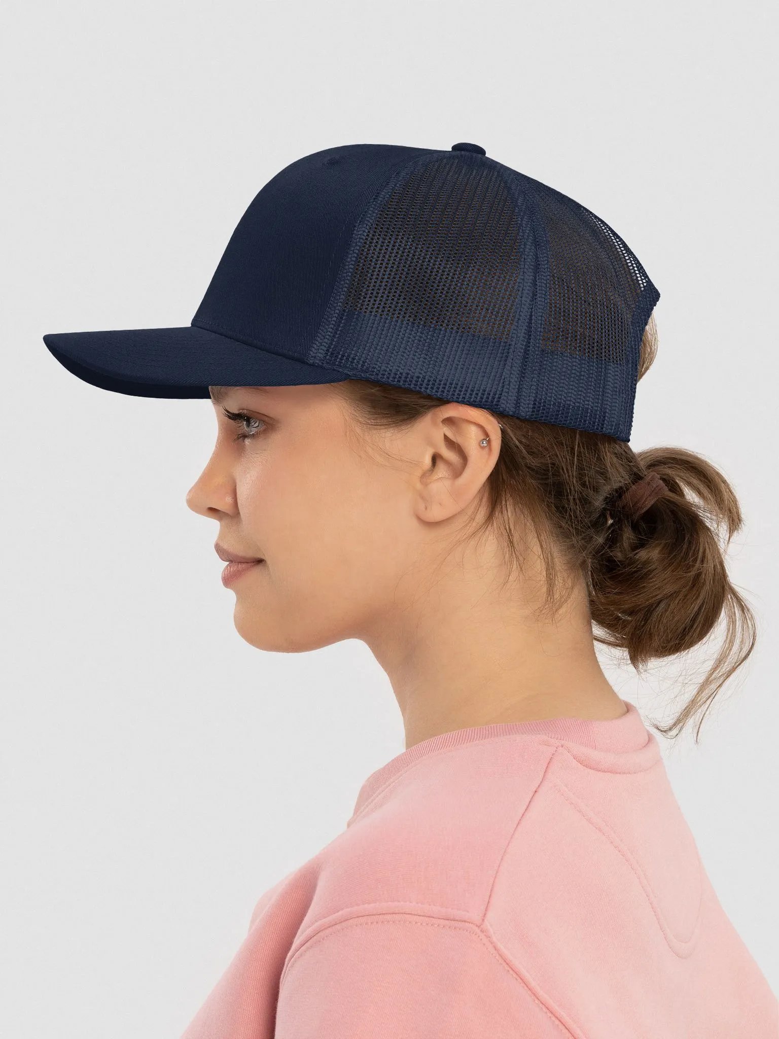 White Marco tug Retro Trucker Hat product image (6)