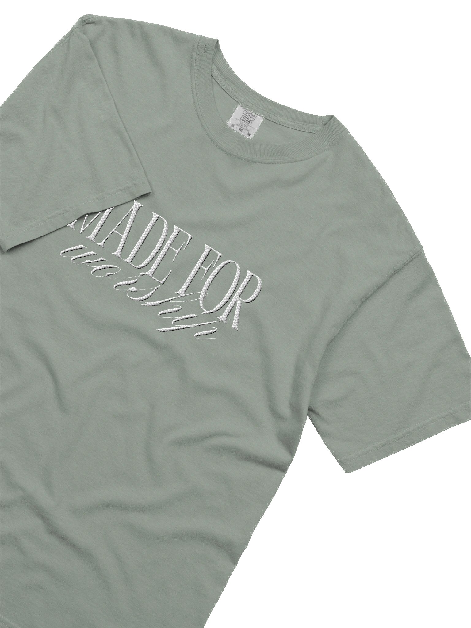 "Made For Worship" Embroidered Tee product image (1)