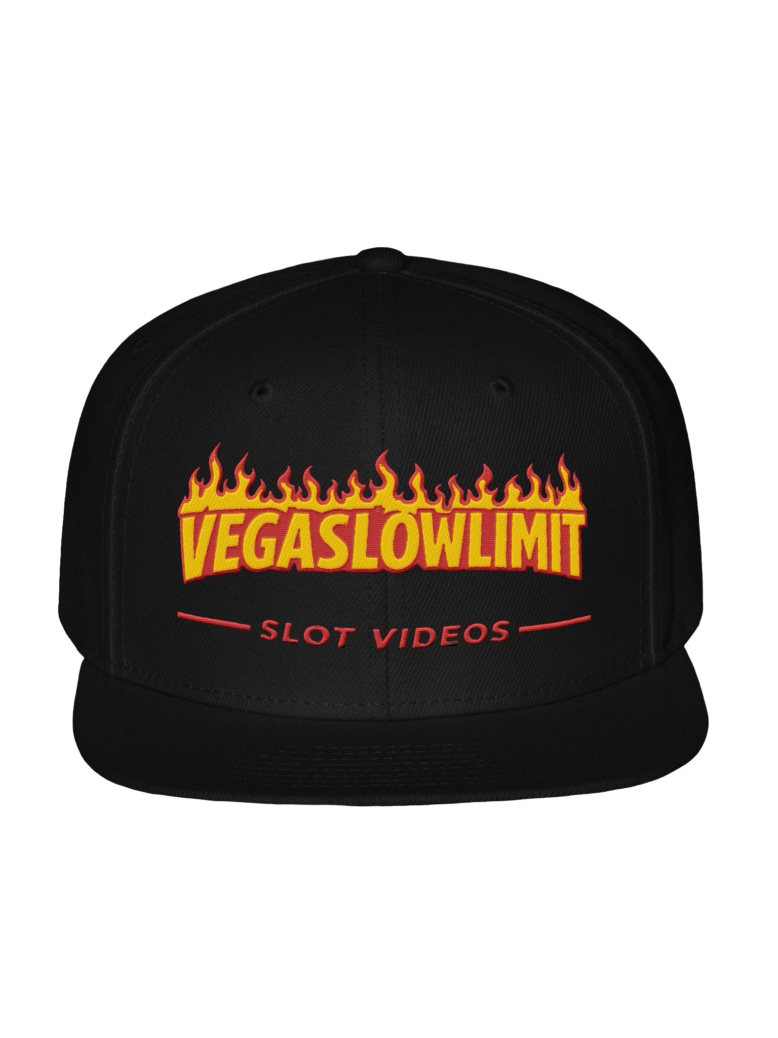 Flaming Slot Videos Snapback Cap product image (1)