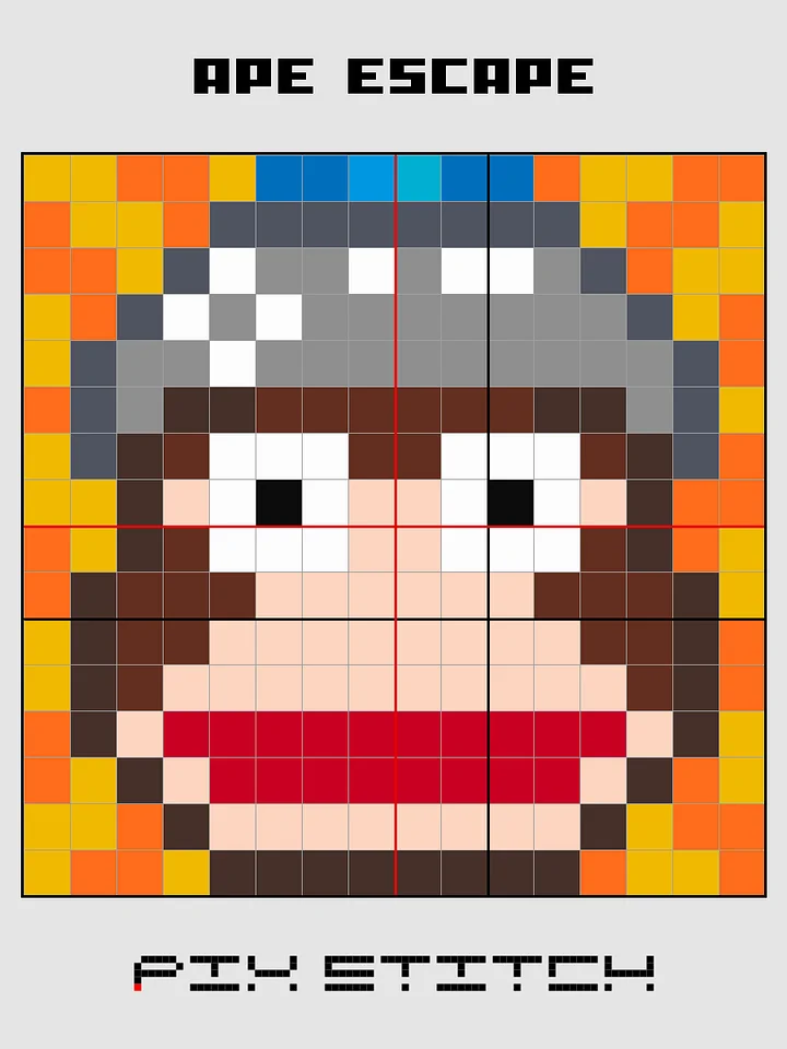 Ape Escape Pixel Art product image (2)