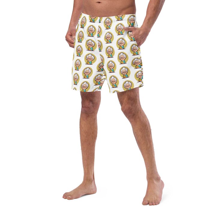 Eccentric Elderly All-Over Swim Trunks product image (2)