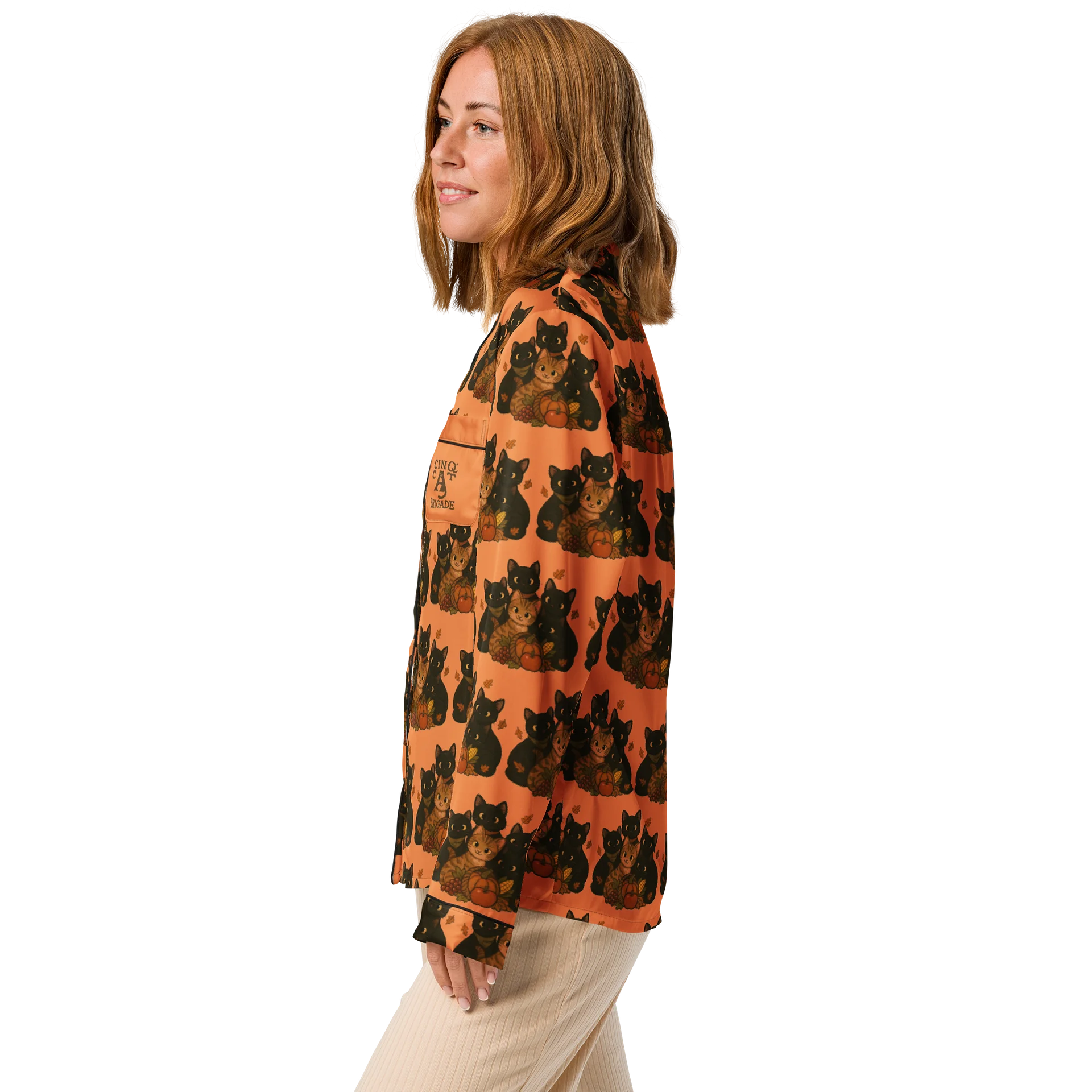 Cat brigade fall Women's Pajama Top product image (4)