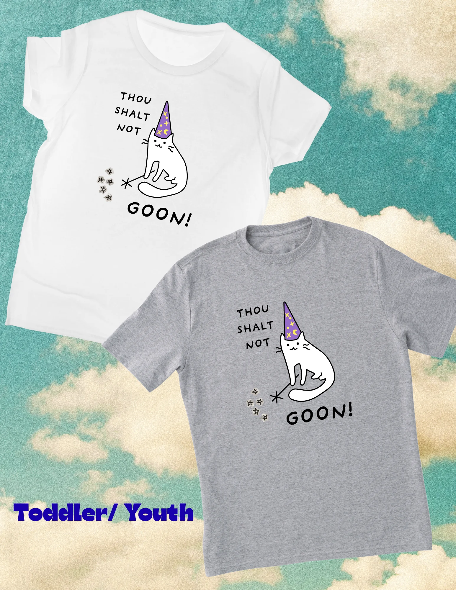 Goon Cat Tee (Youth) product image (1)