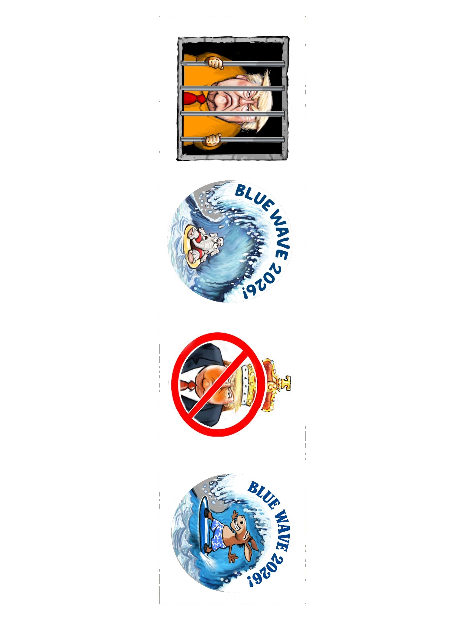 Blue Wave 2026 Sticker Collection product image (3)