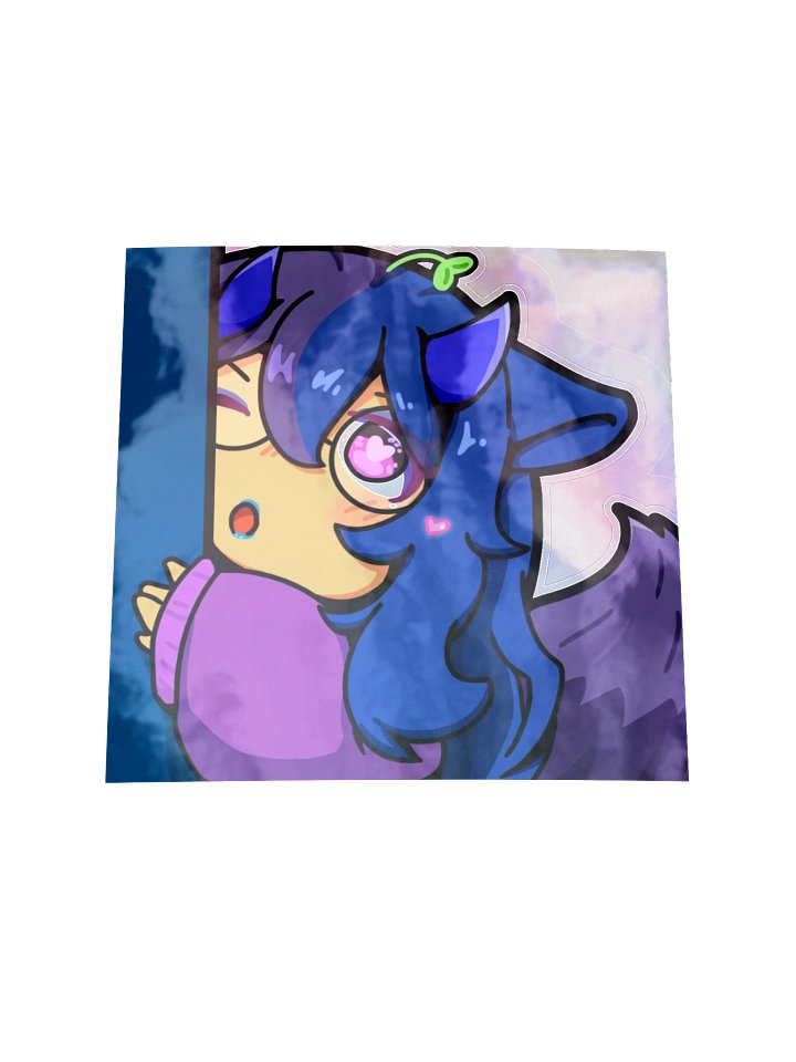 Blue232 Peekaboo Holo sticker product image (1)