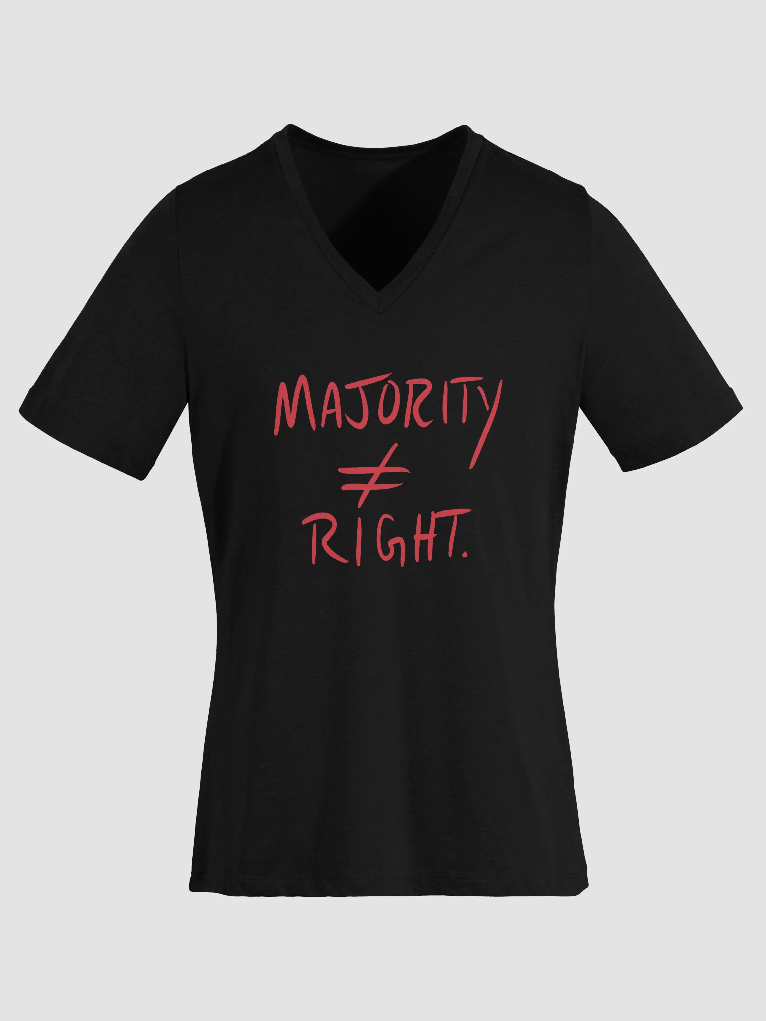 Majority ≠ Right V-Neck tee product image (22)