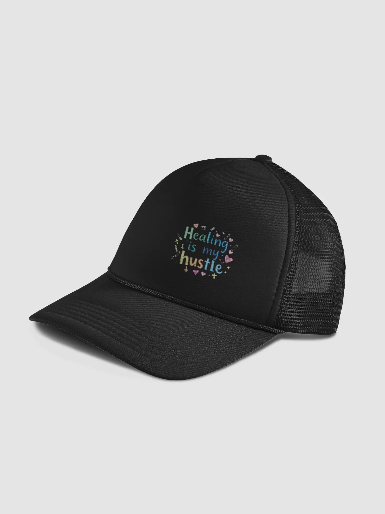 Healing Hustle Foam Trucker Hat product image (4)