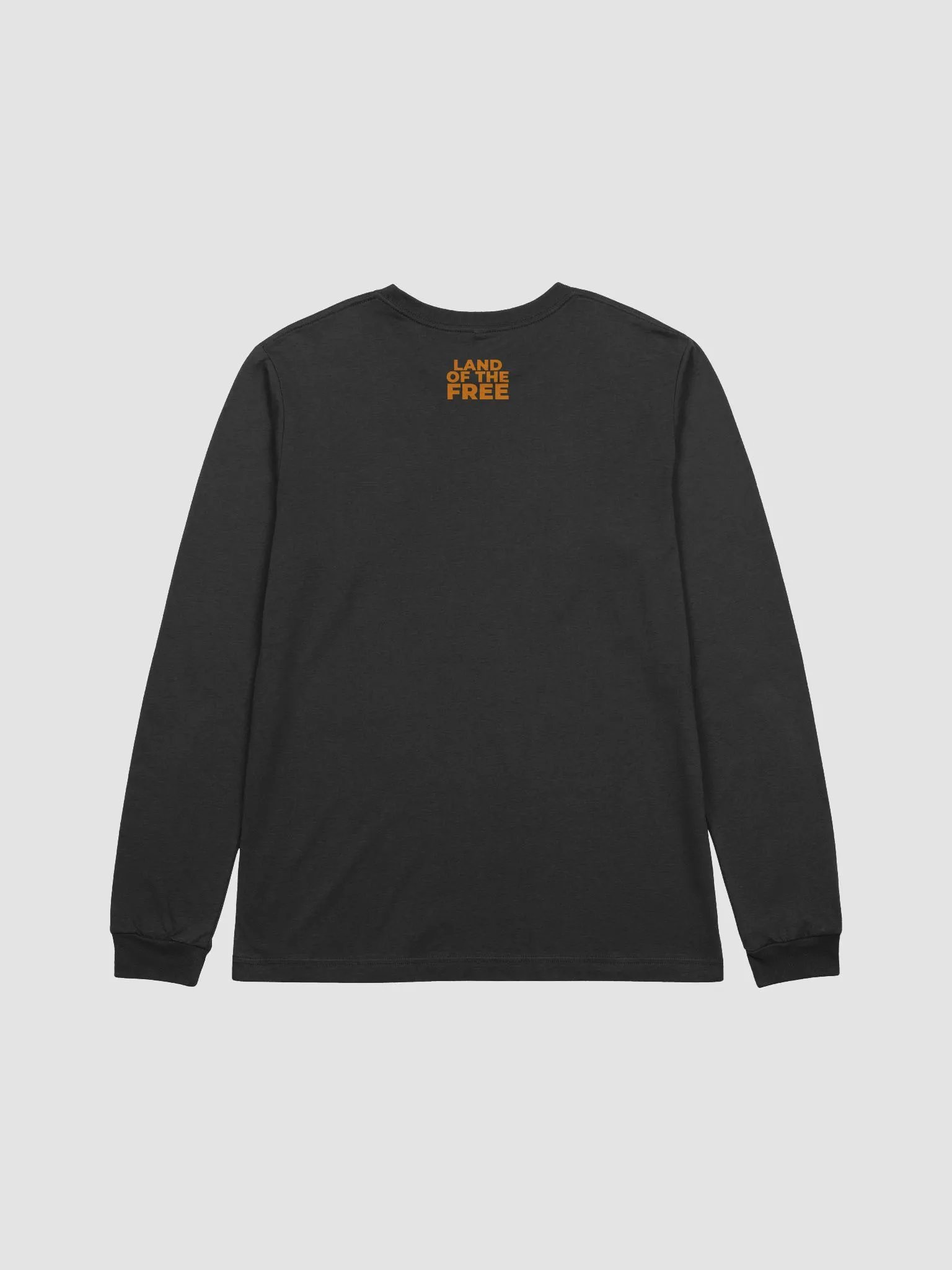 Orange Stripe American Flag Long Sleeve Tee product image (2)