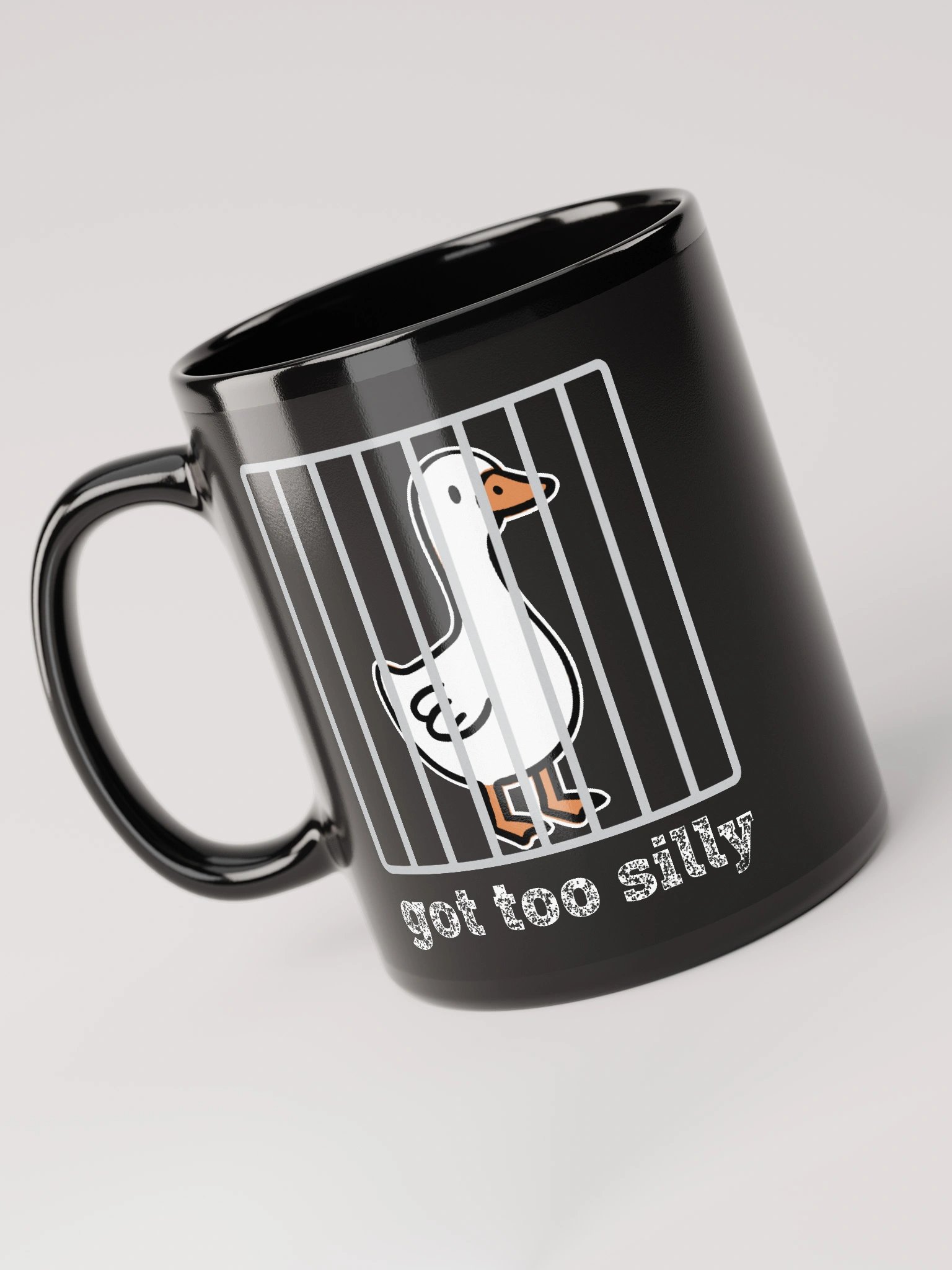 Got Too Silly Goose Classic Black Coffee Mug 1B1 product image (9)