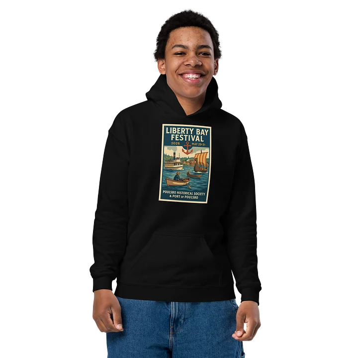 Liberty Bay Festival Youth Hoodie product image (9)