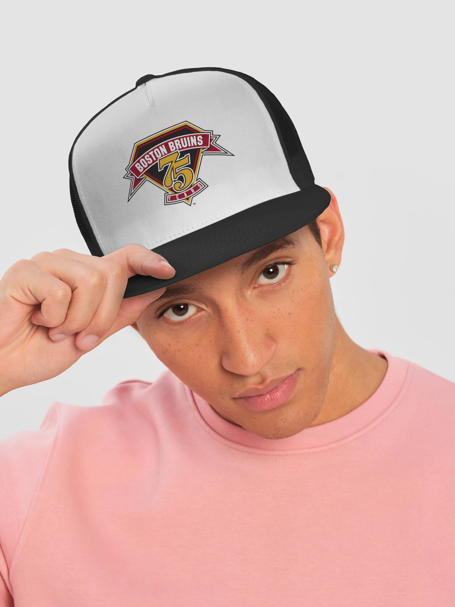 Boston Bruins 75th Anniversary Trucker Cap product image (7)
