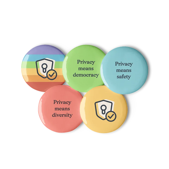 Privacy Means Many Things - Button Set 1 product image (2)
