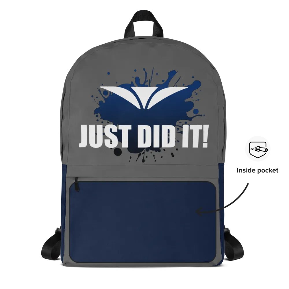 Just Did It! Gray Backpack product image (3)