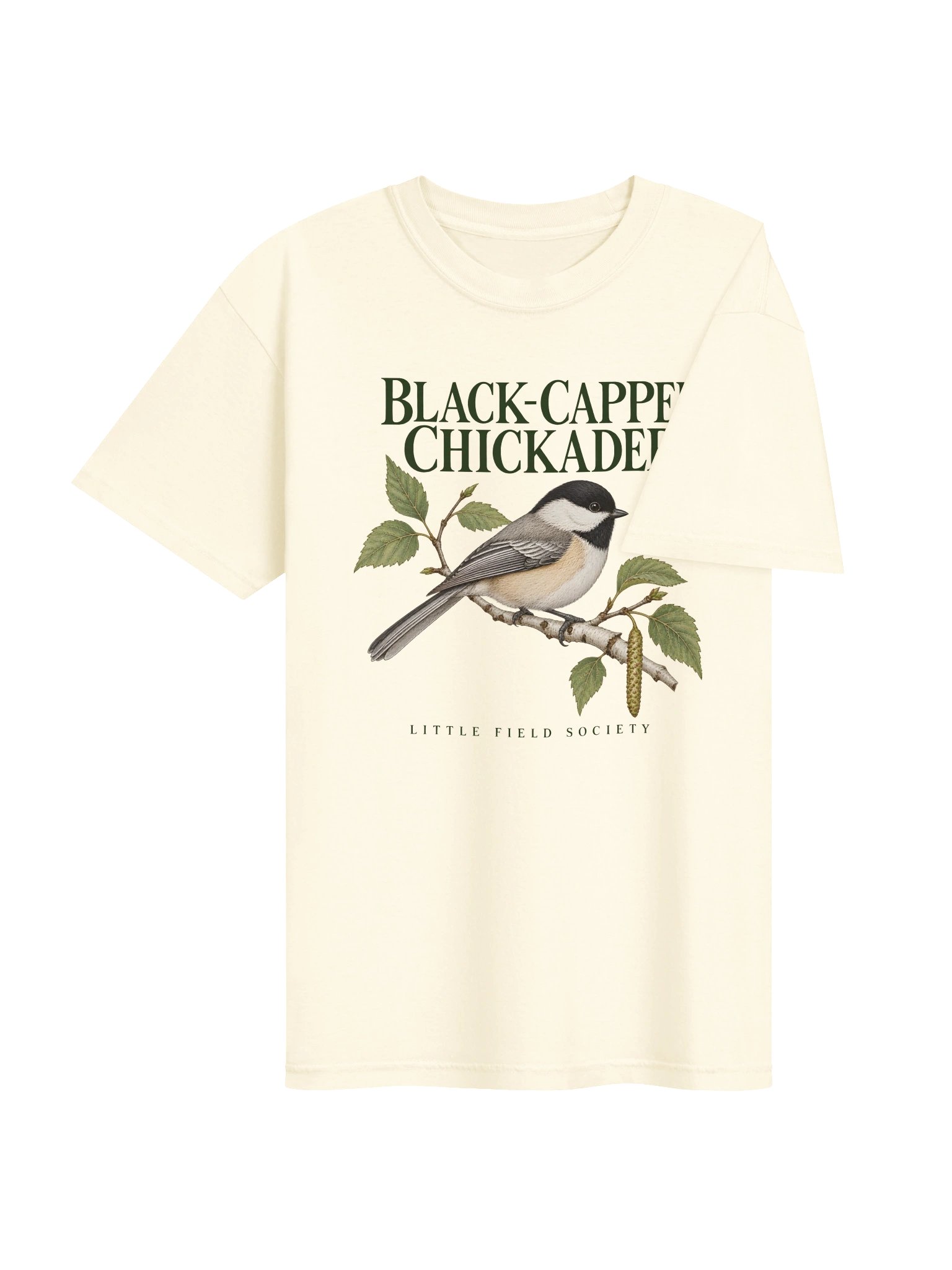 Black-Capped Chickadee — Birding T-Shirt product image (5)